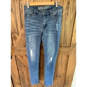 Good Hart Matilda Jane Sommerset Skinny Jeans Womens 4 Distressed Medium Wash